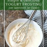 Flavorful jam-sweetened cream cheese frosting