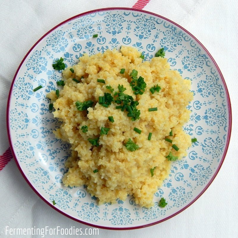 Simple fermented millet - gluten free, vegan, nutritious and delicious