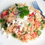 A gluten-free tabbouleh alternative with quinoa
