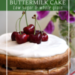 Moist and flavorful gluten-free buttermilk cake.