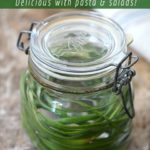 Ways to serve pickled garlic scapes