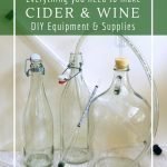 Homemade wine equipment and supplies for success.