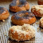 Gluten free sourdough bagels with 8 different flavour options