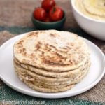 Gluten-free flatbread is perfect for dipping