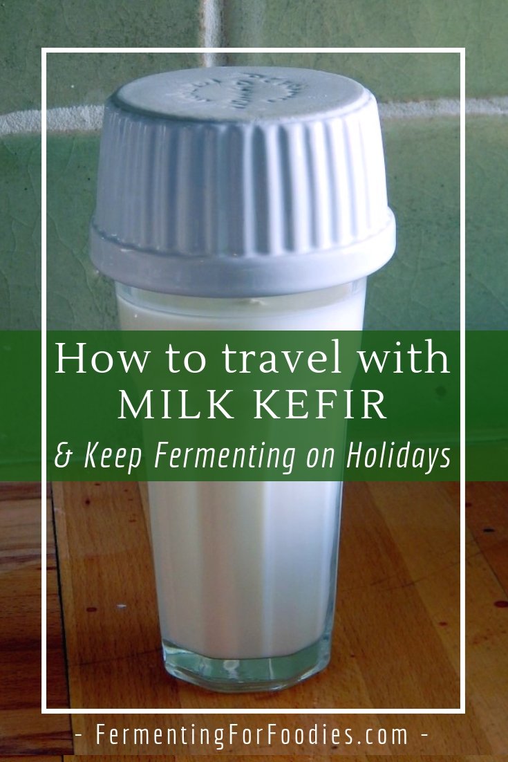 How to carry milk kefir grains on an airplane