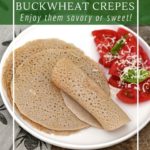 Traditional fermented buckwheat crepes