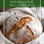Authentic French sourdough bread