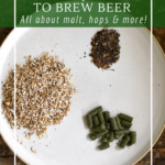 Learn about the ingredients needed for homebrewing.