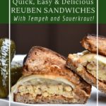 This vegan Reuben sandwich is perfect for a quick weeknight meal. Ready in 15 minutes!