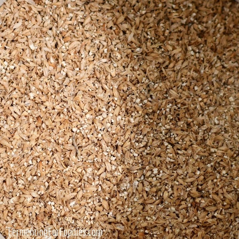 Malted barley for brewing beer