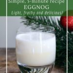 How to make a refined sugar-free healthy eggnog.
