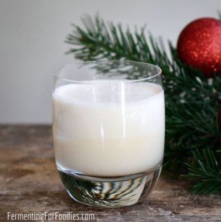 How to make a healthy eggnog with cultured dairy.