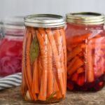 How to make salt-brine fermented carrot sticks