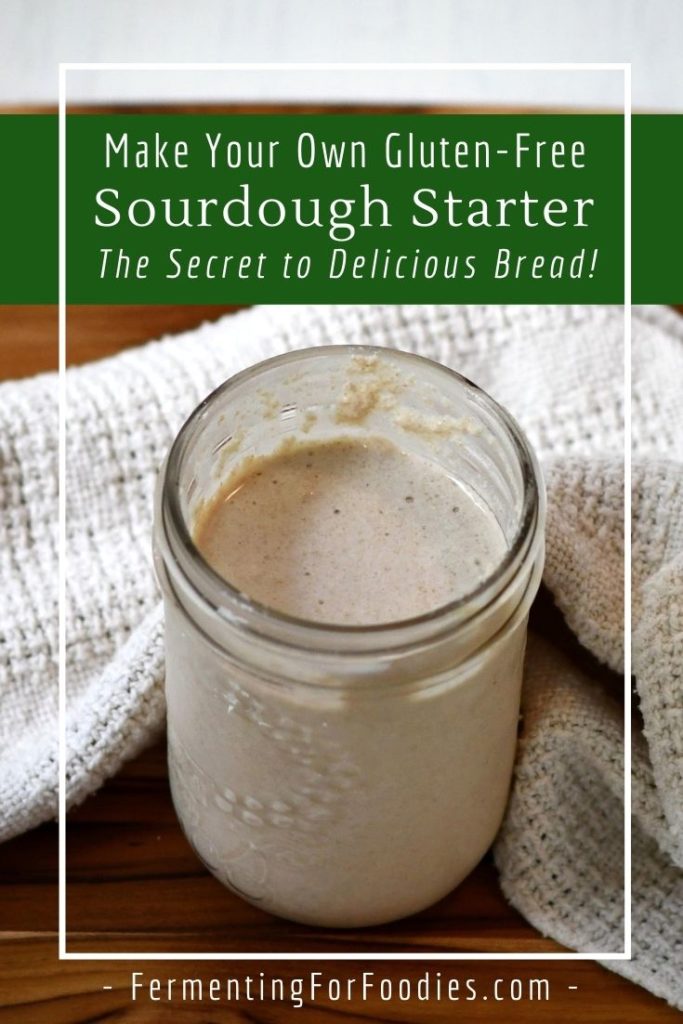 Simple gluten-free sourdough starter advice that comes from experience.