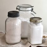 Simple 4 ingredient gluten-free baking flour blend. A good cup for cup substitute