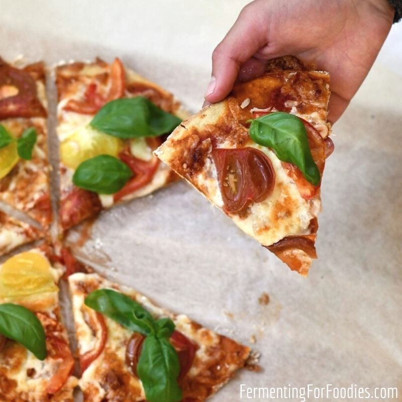 The best gluten-free sourdough thin crust pizza
