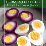 How to ferment eggs in leftover brine.