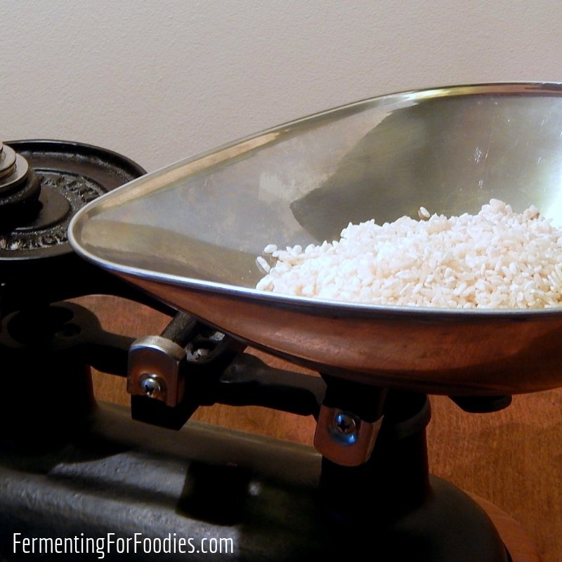 How to make koji rice for sake and miso.