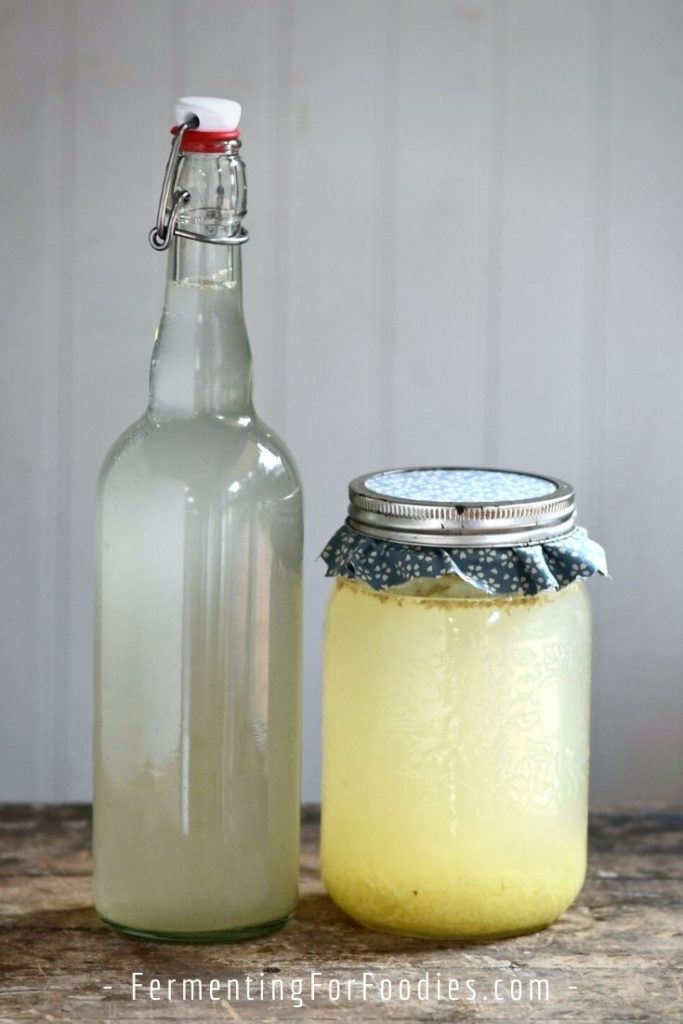 Simple homemade ginger beer is good for nausea and digestion issues
