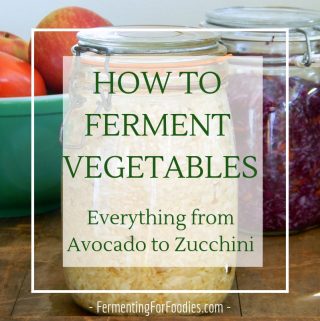 How to ferment all different types of vegetables. Everything from Avocado to Zucchini