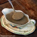 Simple miso gravy is healthy and probiotic