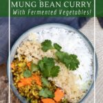 Not too spicy mung bean curry