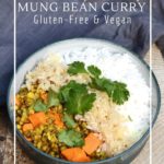 Quick and healthy mung bean curry.