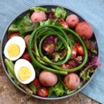 How to make a healthy Nicoise salad with fermented vegetables
