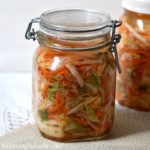 Korean style vegan kimchi - probiotic and packed with flavour