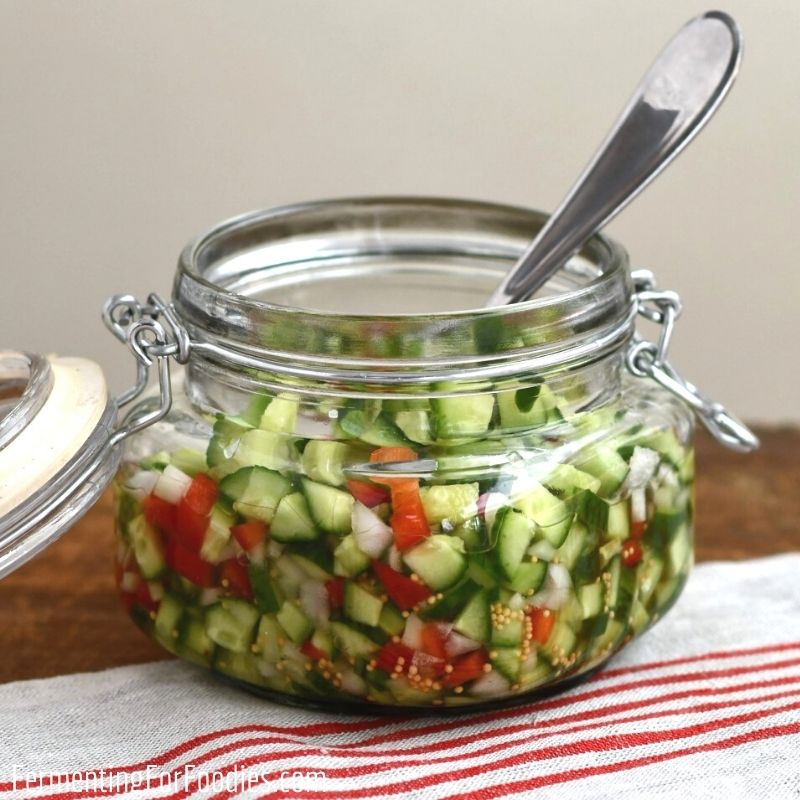 Why fermented cucumber relish is perfect for beginners.