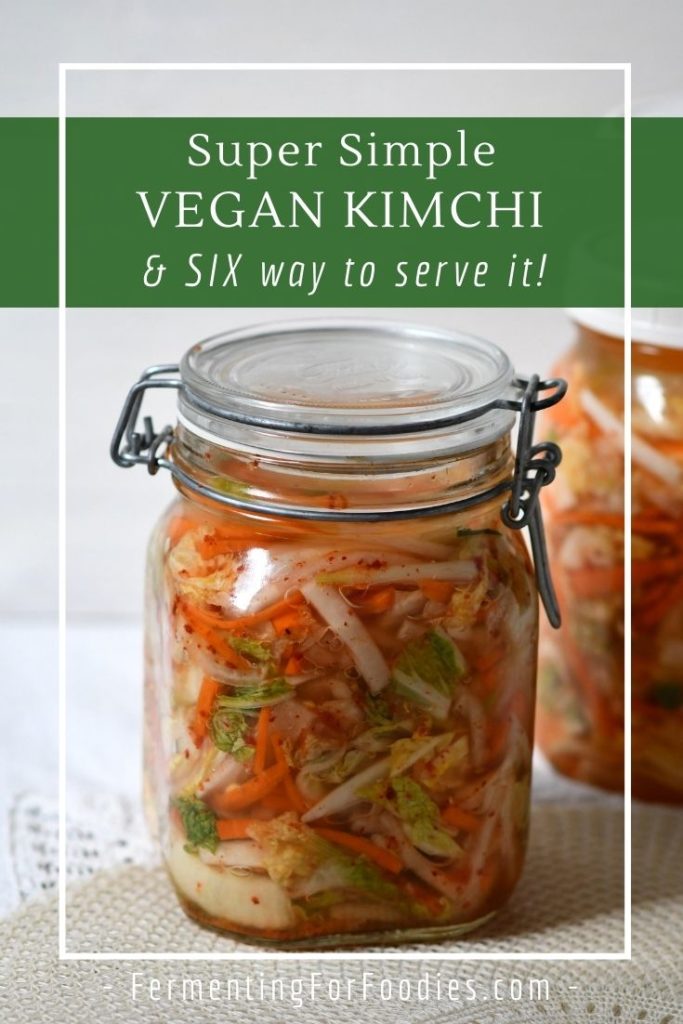 How to make vegetarian kimchi without fish sauce or dried shrimp