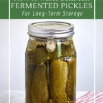 How to ferment dill pickles before water bath canning