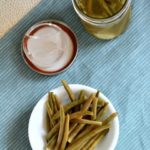 Simple fermented green bean pickles - perfect for beginners!