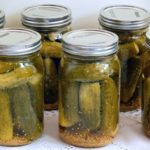 Traditional fermented then canned pickles