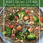 Hearty halloumi salad