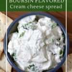 How to make a herb and garlic cheese spread for snacks, parties and appetizers