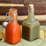 Peach and jalapeno fermented hot sauce