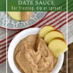 Simple caramel date sauce for ice cream, pie and cakes
