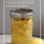 Simple salt fermented lemons - a burst of flavour