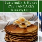 How to make fluffy pancakes with rye, barley or oat flour.