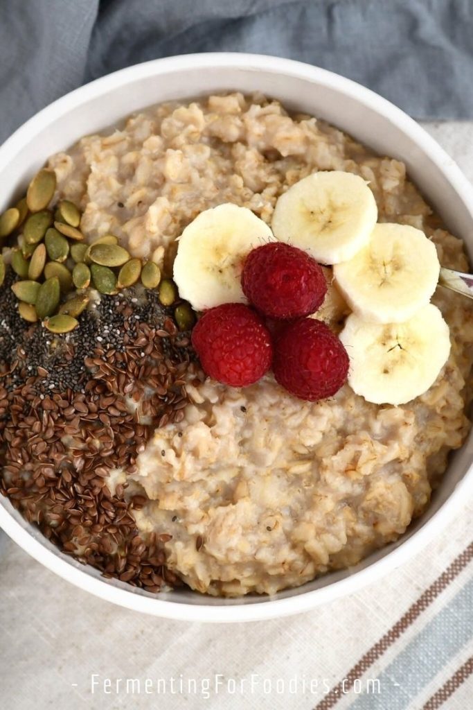Simple soured oatmeal