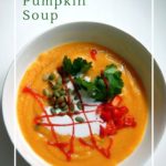 Curried Pumpkin Soup with Cultured Coconut Cream