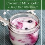 How to successfully make homemade vegan yogurt with coconut milk or coconut cream.