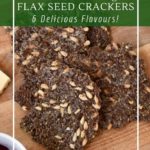 Simple flax seed crackers are gluten-free, keto, vegan, paleo and delicious!
