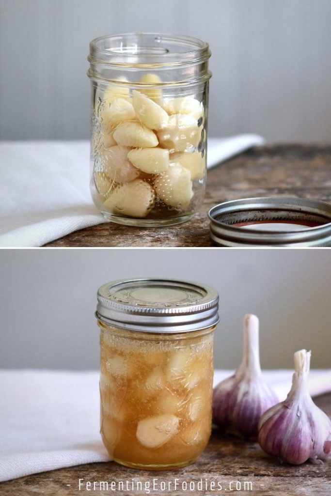 How to make honey fermented garlic