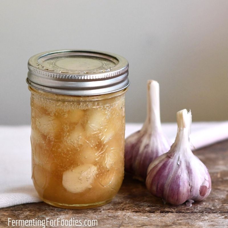 How to use a honey garlic ferment in salads and sauces