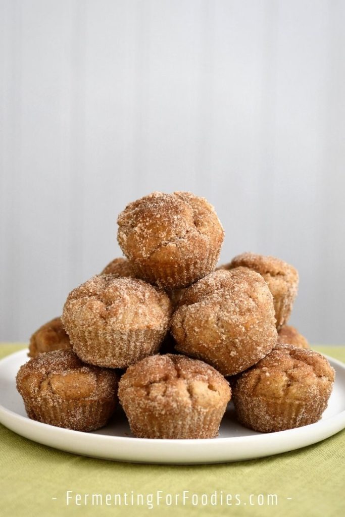 How to make gluten-free churro cupcakes.