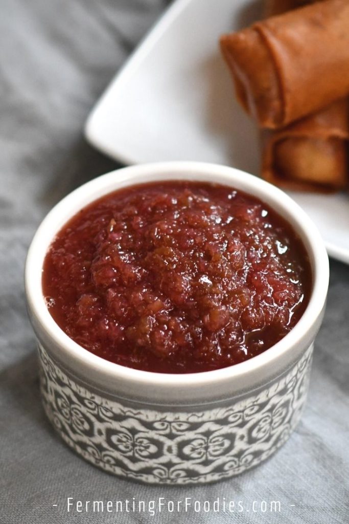 How to create your own plum sauce flavor combination for a traditional sweet and sour sauce.