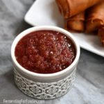 How to make a simple, no-cook fermented plum sauces for a zero-waste alternative.
