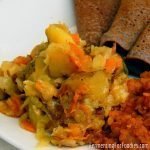 Simple and delicious spiced cabbage and potatoes